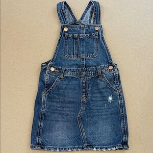 Old Navy Denim Toddler Overall Skirt